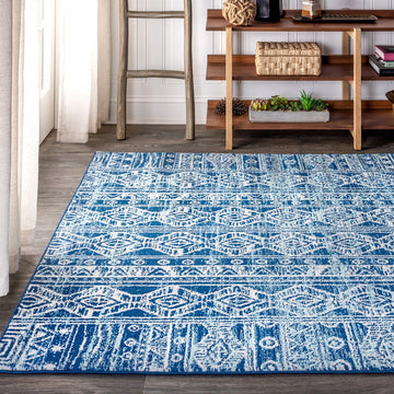 Modern Persian Boho Vintage Tribal Area Rug